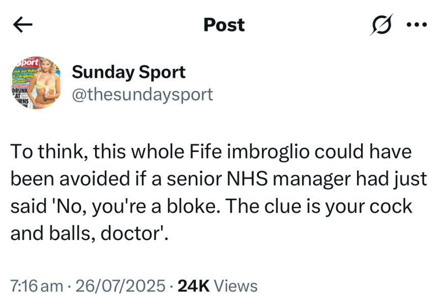 NHS Fife tries to silence nurse - Sandie Peggie vs NHS Fife Health Board and Dr Beth Upton - thread #44