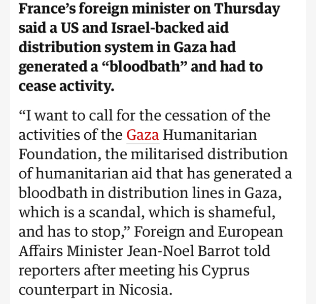 To think UN should now be in Gaza as a peacekeeping force