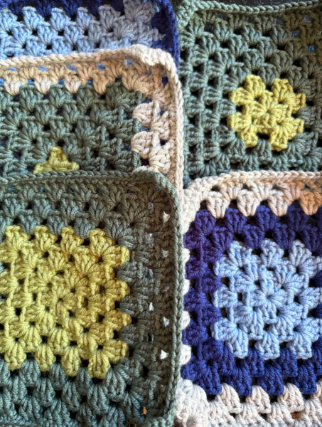 Woolly Hugs. Desperately sad news we are afraid. Making a Blanket for lovely Swashbuckled whose son has tragically died.