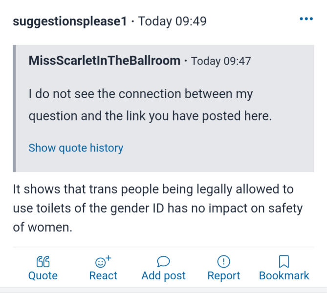 "Biological sex is a multidimensional variable with various components" - Thread 3