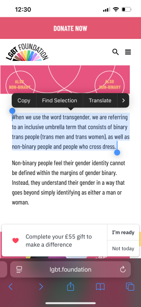 Non-binary teacher?