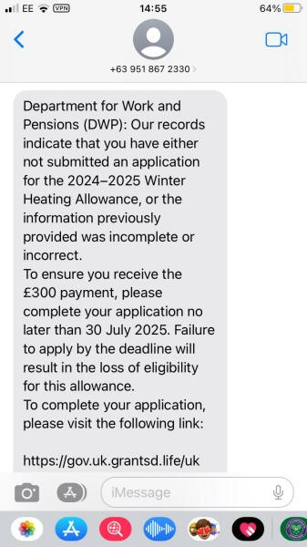 To spread the word about this new scam