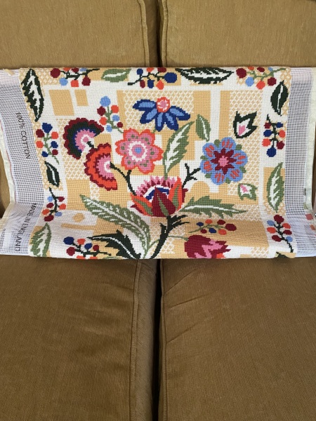 When you send off your finished tapestry to be made into a cushion do they judge your chaotic and disgraceful back?