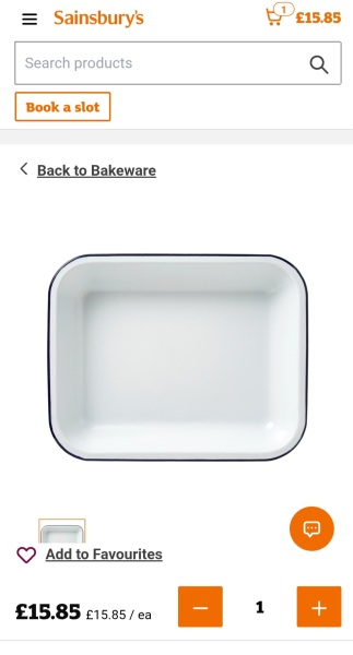 Roasting Tins - I know, really exciting stuff 🙄