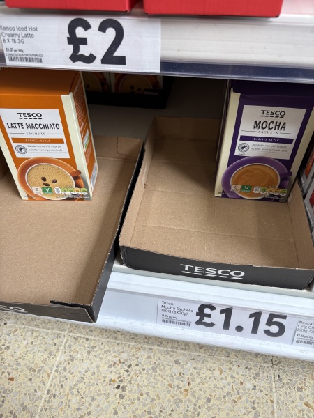 Vitally important- has anyone seen any Nescafe Toffee Nut sachets back in the shops yet?