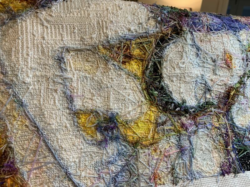 When you send off your finished tapestry to be made into a cushion do they judge your chaotic and disgraceful back?