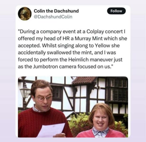 Chris Martin calls out couple!