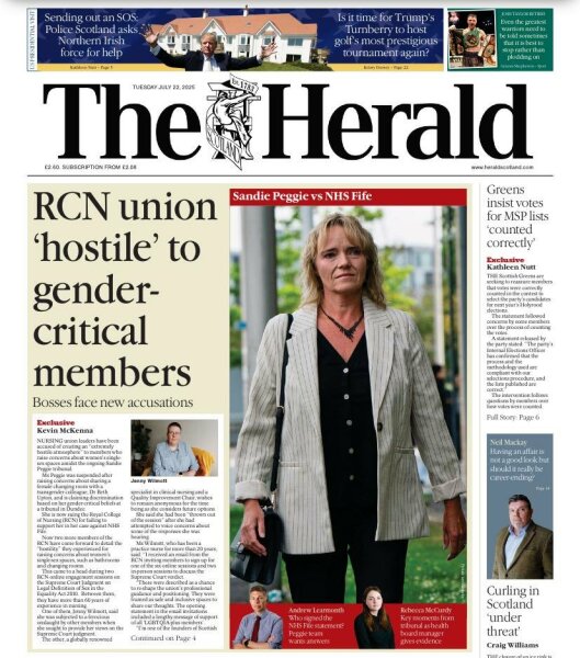 NHS Fife tries to silence nurse - Sandie Peggie vs NHS Fife Health Board and Dr Beth Upton - thread #35