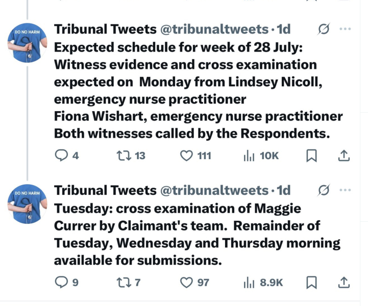 NHS Fife tries to silence nurse - Sandie Peggie vs NHS Fife Health Board and Dr Beth Upton - thread #44