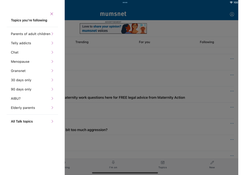 Anyone else getting this screen when they open Mumsnet on the App?