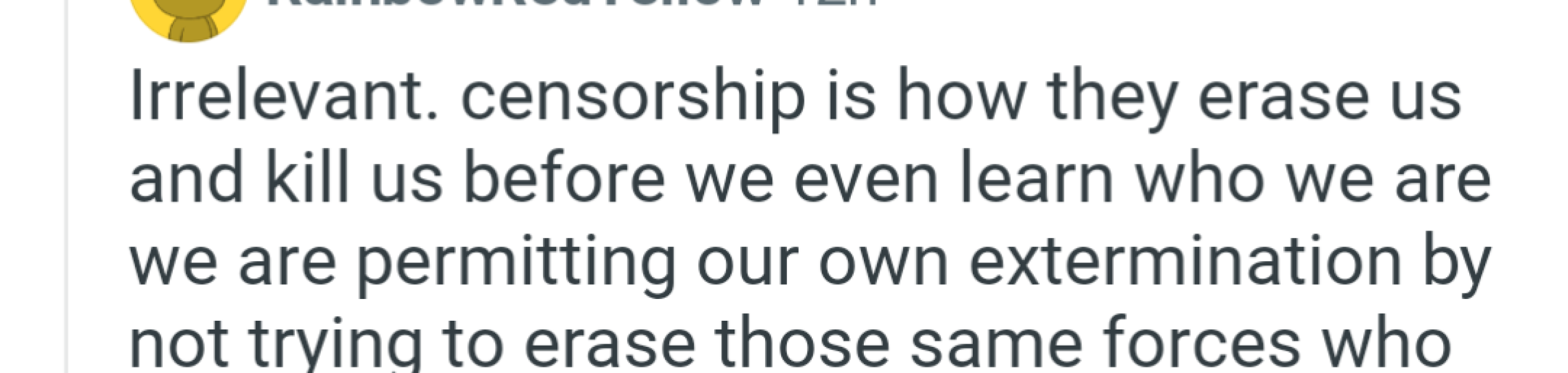 Reddit thread about us