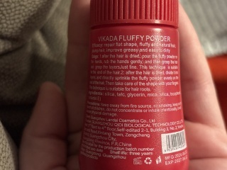 Fake hair powder from barbers