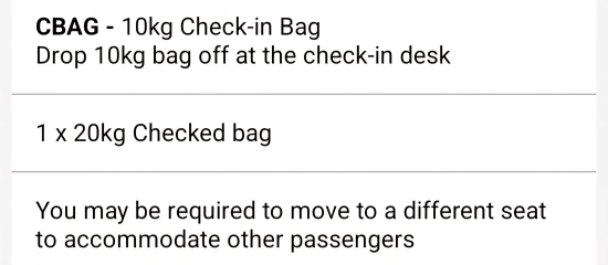 Ryanair luggage allowance confusion