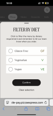 Restaurants and allergy. AIBU?