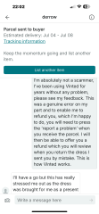 Vinted - mix-up what to do?