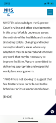 NHS Fife tries to silence nurse - Sandie Peggie vs NHS Fife Health Board and Dr Beth Upton - thread #31