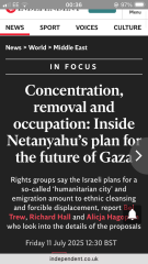 Inhumane Israeli - US backed GHF aid system.