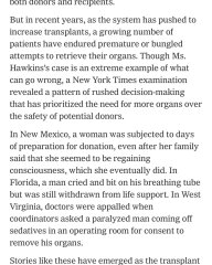 Nothing about being able to opt out of DNA testing?