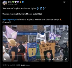 Durham Miners Gala - Women's Rights are Human Rights