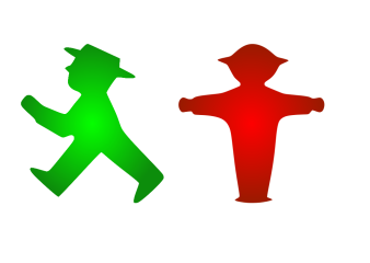 Green man or person?