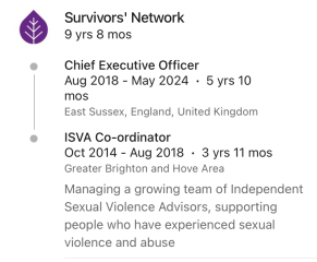 Sarah Summers wins Single Sex provision for r*pe support in Brighton & Hove