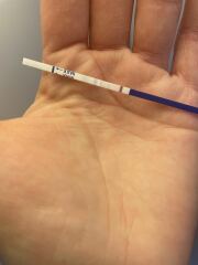 Line eyes! Is this a positive?