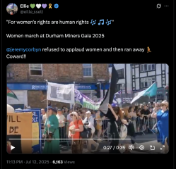 Durham Miners Gala - Women's Rights are Human Rights