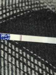 Thick pink line, evap?