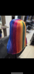 What do you think of people with colourful hair?  As in different colour hair - pinks, greens, blues, purples, - big bright colourful hair