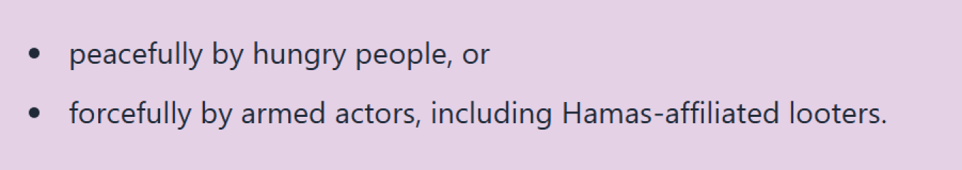 How is forced starvation allowed?