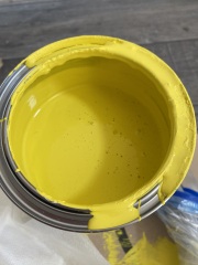 Just painted my front door bright yellow and I hate it 😭