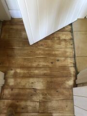 Sanding a floor
