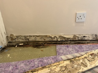 Black mould in kids bedroom