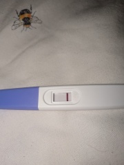 Positive line but negative digital