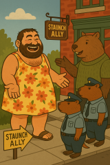 arrested at Pride for wearing a sign saying Trans=mental illness