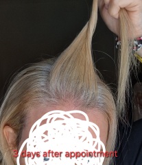 I paid the hairdresser, but my hair looks terrible. My after pictures look like before pictures