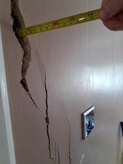 Huge cracks in walls