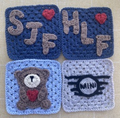 Woolly Hugs. Desperately sad news we are afraid. Making a Blanket for lovely Swashbuckled whose son has tragically died.