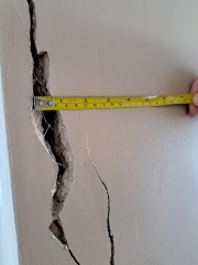 Huge cracks in walls