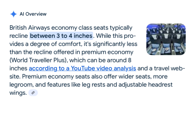 To think it's actually OK to recline your seat on a long haul flight?