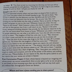 Sharing Sunday services