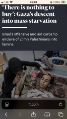 Why has the messaging on Gaza changed so suddenly in the last few weeks?