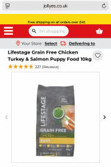 Wanting to change pups food