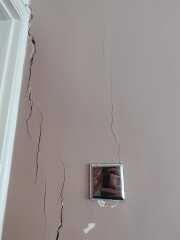 Huge cracks in walls