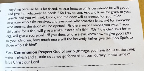 Sharing Sunday services