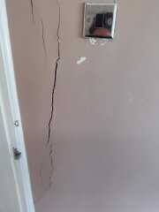 Huge cracks in walls