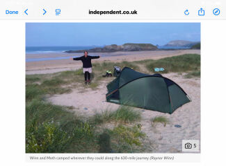 Thread 10: To feel disappointed after reading this in The Observer about the author and her husband from The Salt Path book and film?