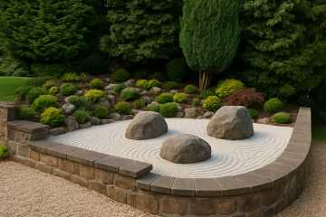 Japanese gravel garden