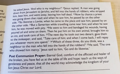 Sharing Sunday services