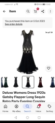 'Roaring Twenties' fancy dress for an hourglass